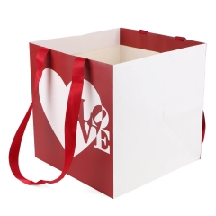 Пакет для цветов "Для любимой" 28*28*28 (8916-012)