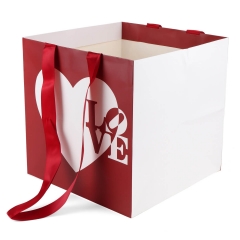 Пакет для цветов "Для любимой" 32*32*32 (8916-013)