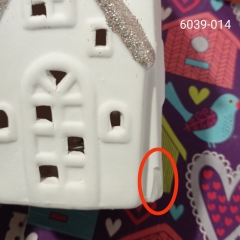 Светодиодный домик (LED), белый, 17 см (00BR-6039-014)