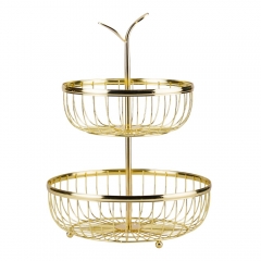 Фруктовница "Золотое Сияние", 28,5*41 см (9203-007)