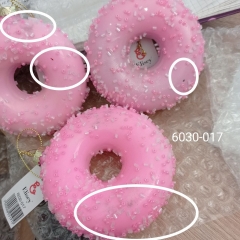 УЦІНКА Ялинкова іграшка "Солодкий пончик", 10 см (Подряпини,плями) (00BR-6030-017)