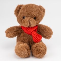 Мягкая игрушка "Мишка с красным шарфом", 31 см (9288-001)