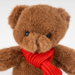Мягкая игрушка "Мишка с красным шарфом", 31 см (9288-001)