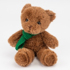 Мягкая игрушка "Мишка с зеленым шарфом", 31 см (9288-002)