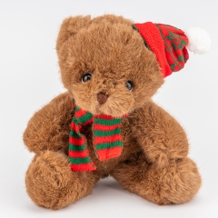 Мягкая игрушка "Праздничный мишка", 31 см (9288-003)