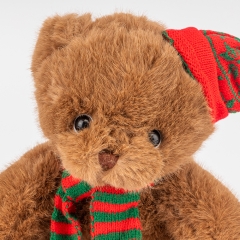 Мягкая игрушка "Праздничный мишка", 31 см (9288-003)