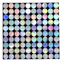 Декоративная панель с паетками для фотозоны, перламутровая, 30*30см, 100 паеток (8519-007)