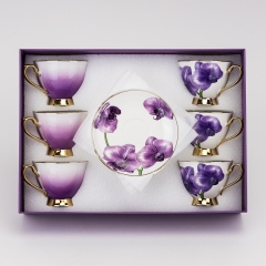 Набір "Вишукані орхідеї" на 6 персон, білий, 300 мл (19296-012)