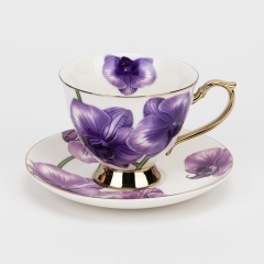 Набір "Вишукані орхідеї" на 6 персон, білий, 300 мл (19296-012)