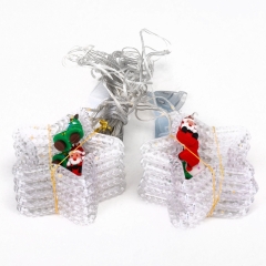 Гирлянда-штора "Санта", 110 LED, желтая, 3м, от электросети (9133-028)