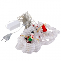 Гирлянда-штора "Снеговики", 110 LED, желтая, 3 м, от электросети (9133-029)