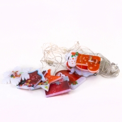 Гирлянда-штора "Счастливого Рождества", 110 LED, разноцветная, от электросети (9133-031)