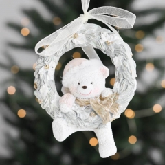 Підвіска "Новорічний Тедді" (2007-103)