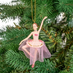 Подвеска "Балерина с розами" (6010-011)