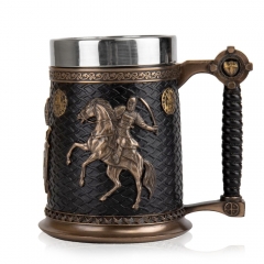 Пивной бокал "Битва викингов", 600 мл, 15 см (77659A4)