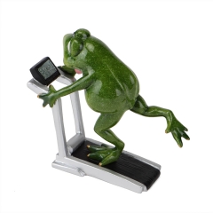 Статуэтка "Лягушка на тренажере" (8942-006)
