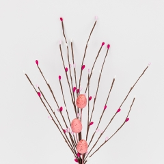 Пасхальная декоративная веточка с крашанками, 42 см (5107-001/1)