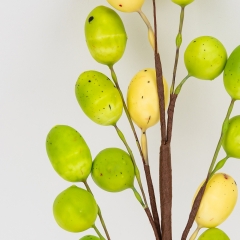 Пасхальная декоративная веточка, желто-зеленая, 35 см (5107-005/green&yellow)