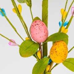 Пасхальная декоративная веточка "Крашанки", 40 см (5107-006)