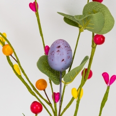 Пасхальная декоративная веточка "Крашанки", 45 см (5107-010)