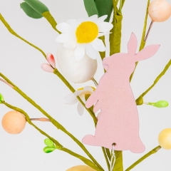 Пасхальная декоративная веточка "Пасхальный кролик", 47 см (5107-018)