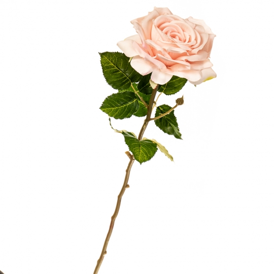 Квітка штучна "Троянда перламутрова" (2000-030PK)