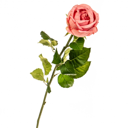 Квітка штучна "Троянда персикова" (2000-032PH)