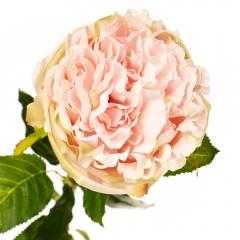 Цветок искусственный "Роза бархатная нежно-розовая" (2000-034PK)