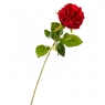 Квітка штучна "Троянда оксамитова яскраво-червона" (2000-036RD)