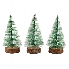 Набор елочек (3 шт), 10 см (6040-051)