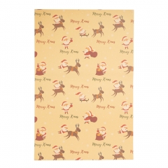 Упаковочная бумага "Санта в пути", 50*70 см (9267-013)