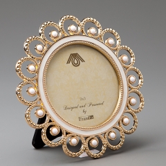 Фоторамка "Перлини" (12*12 см, ф - 7*7 см) (007V)