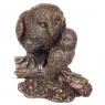 Статуетка "Сова з совеням" (14 см) (74523A1)