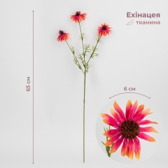 Ехінацея штучна, яскраво-рожева, 65 см (2028-023/It.beauty)
