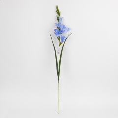 Гладіолус штучний, синій, 80 см (2028-027/blue)