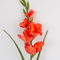 Гладіолус штучний, червоний, 80 см (2028-027/red)