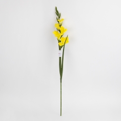 Гладіолус штучний, жовтий, 80 см (2028-027/yellow)