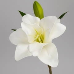 Лілія штучна, біла, 75 см (2028-028/white)