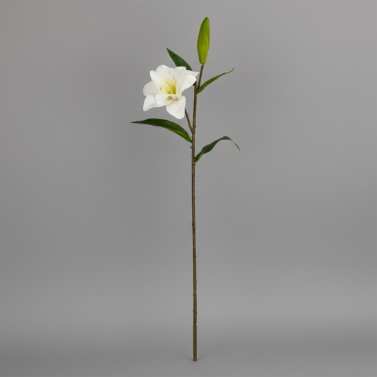 Лілія штучна, біла, 75 см (2028-028/white)