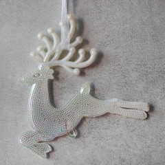 Набор елочных игрушек "Олени" (2 шт), 10 см (6027-056)