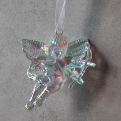 Набор елочных игрушек "Ангелочки" (2 шт), 7 см (6027-058)