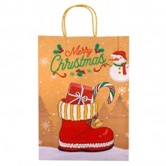 Подарочный пакет "Новогодние подарки", 15*21 см. * Рандомный выбор дизайна. (9172-004)