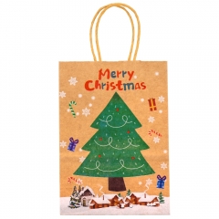 Подарочный пакет "Подарки от Санты", 15*21 см. * Рандомный выбор дизайна. (9172-007)