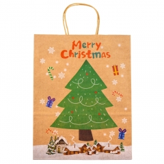 Подарочный пакет "Подарки от Санты", 26*33 см. * Рандомный выбор дизайна. (9172-009)