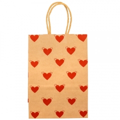 Подарочный пакет "Love", 15*21 см. * Рандомный выбор дизайна. (9172-010)