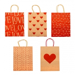 Подарочный пакет "Love", 21*27 см. * Рандомный выбор дизайна. (9172-011)