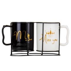 УЦІНКА Набір кружок "Miss you", 250 мл (Тріщинки,дефект лиття,сколи) (00BR-9111-018/1)