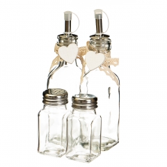 Набор для специй "Сердца" (4 предмета) (013AW-2)