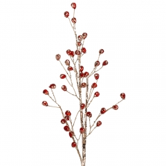 Декоративная ветвь "Красный бархат" , 38 см (9155-024)