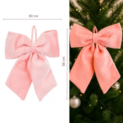 Бант "Розовый бархат", 36 см (9245-028)